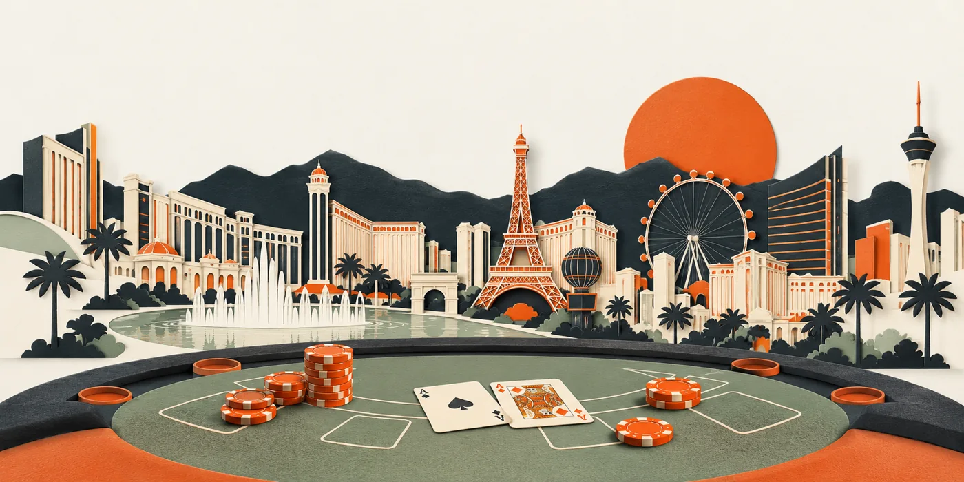 Blackjack editorial illustration — Riviera