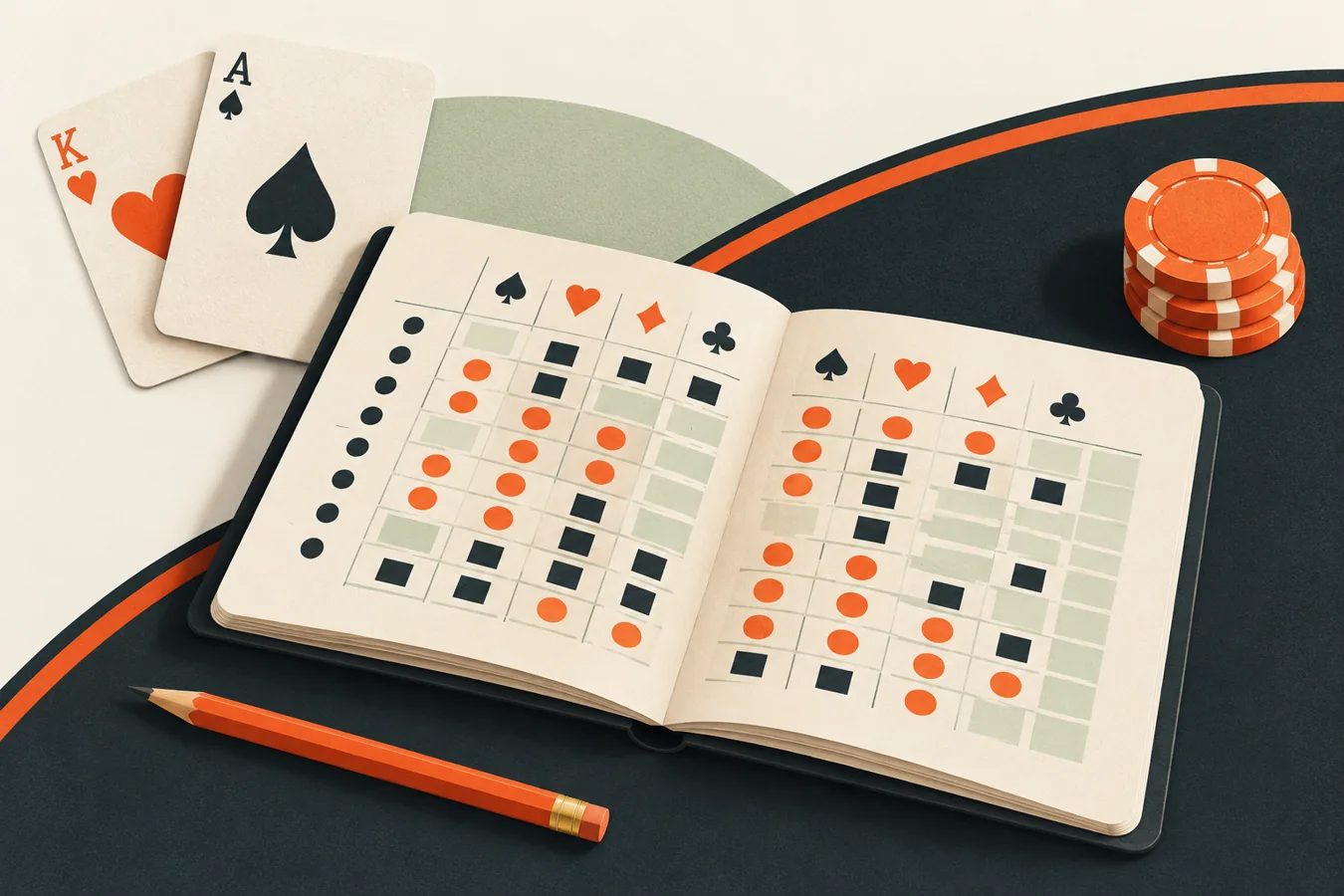 Blackjack editorial illustration — How to Play Blackjack